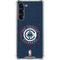 NBA Los Angeles Clippers Distressed Blue Galaxy S24 FE Clear Case